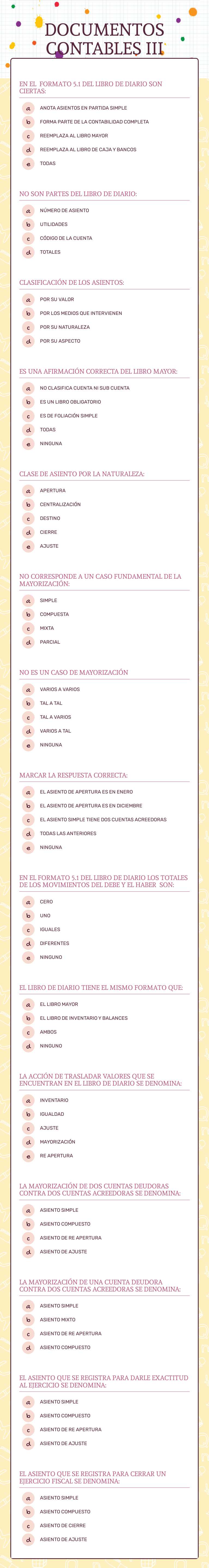 DOCUMENTOS CONTABLES III Grade 2 worksheet preview