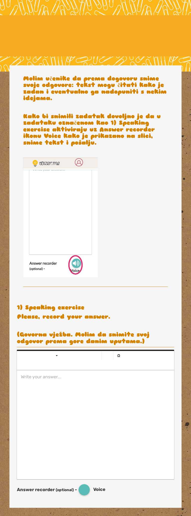 DODATNI ZADATAK worksheet preview image