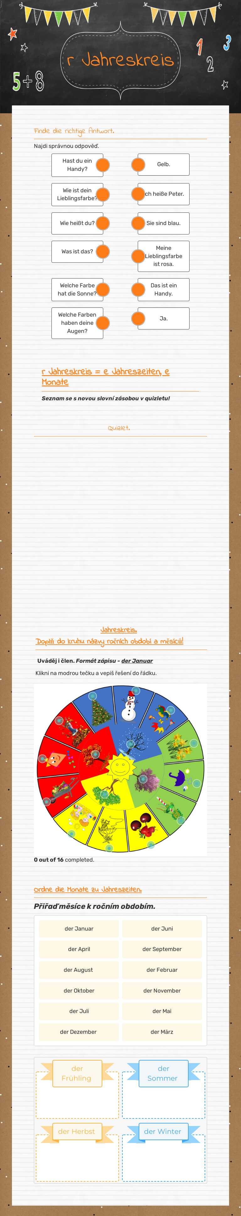 r Jahreskreis worksheet preview image