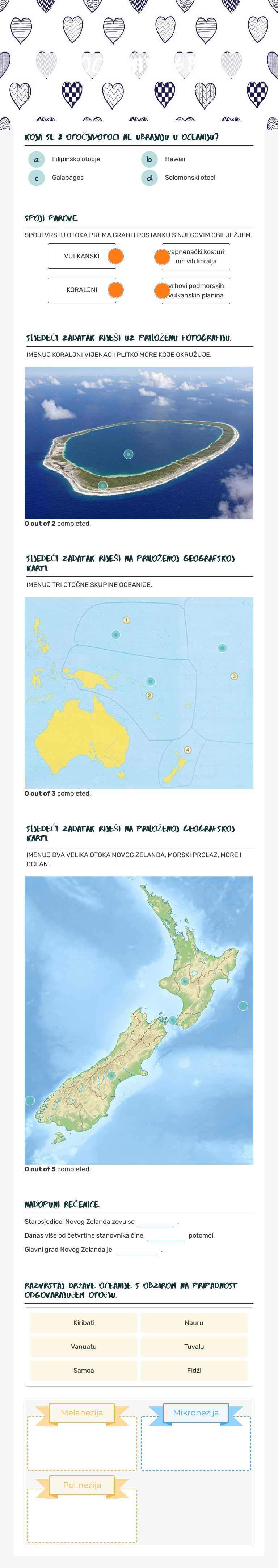 OCEANIJA 6.b worksheet preview image