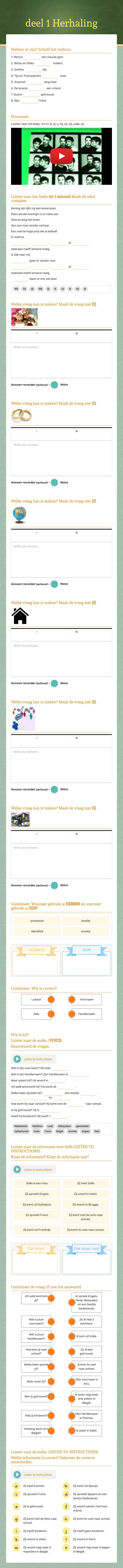 deel 1  
Herhaling Other worksheet preview