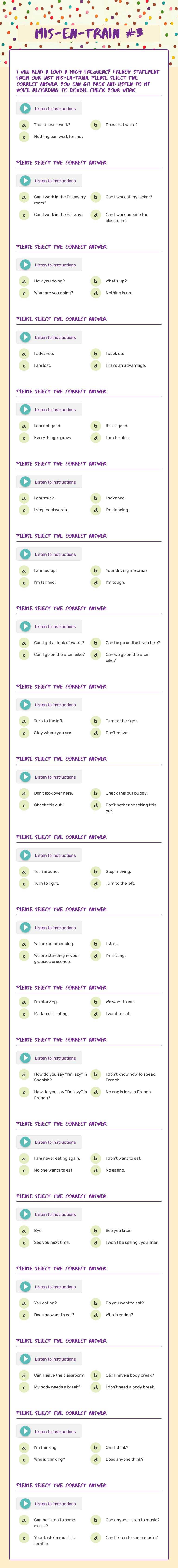 MiS-EN-TRAIN #3 worksheet preview image
