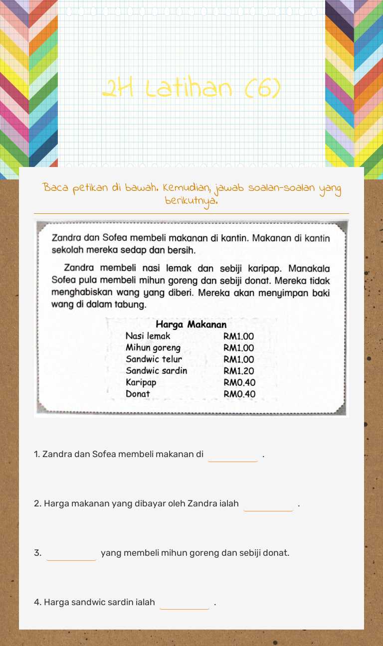 2H Latihan (6) worksheet preview image