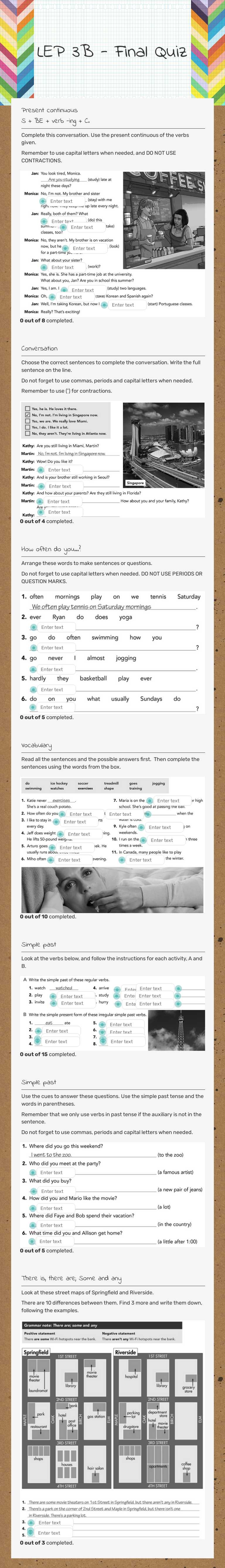 LEP 3B - Final Quiz worksheet preview image