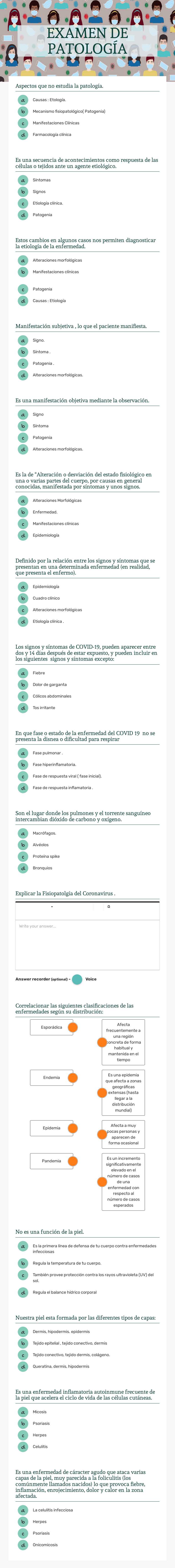 EXAMEN DE PATOLOGÍA worksheet preview image