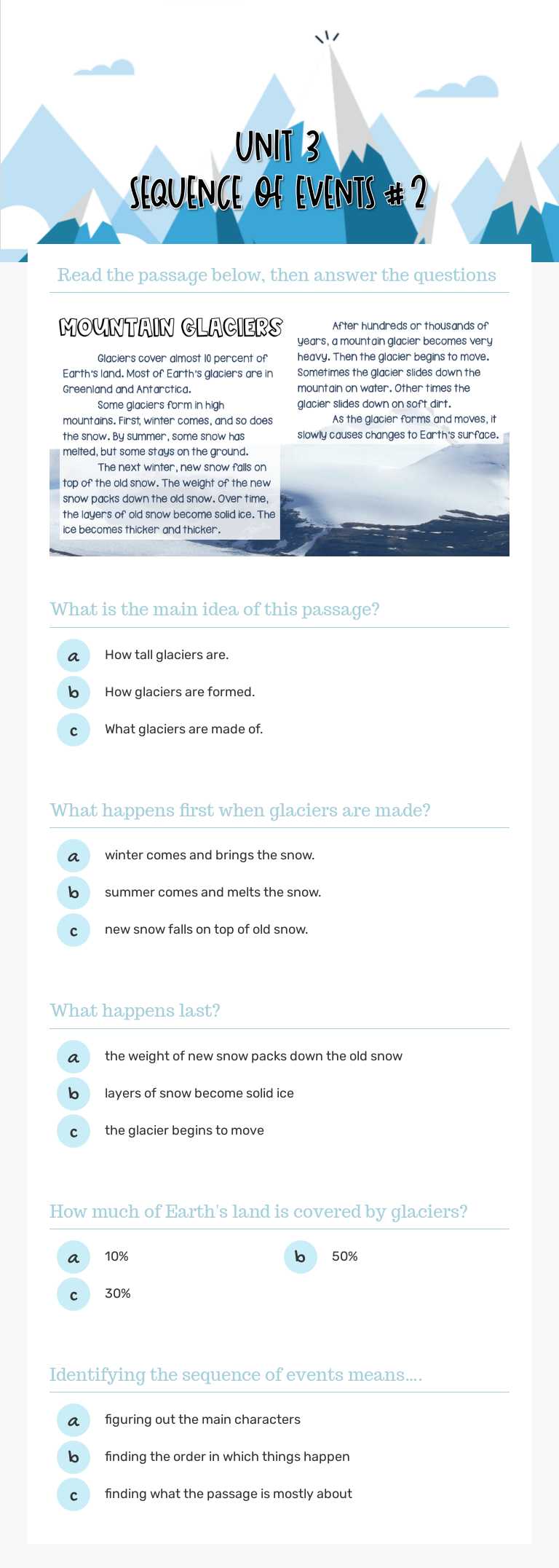 Worksheet ITQUFA Grade 3 worksheet preview