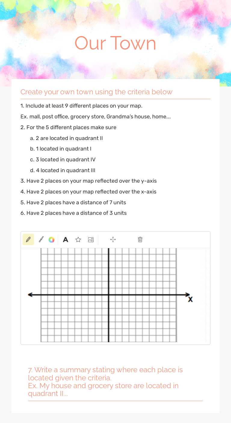 Our Town Grade 6 worksheet preview