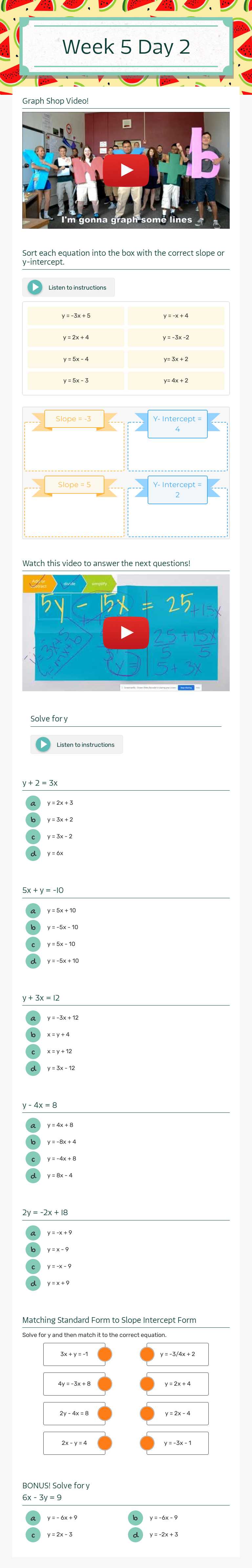 Week 5 Day 2 worksheet preview image