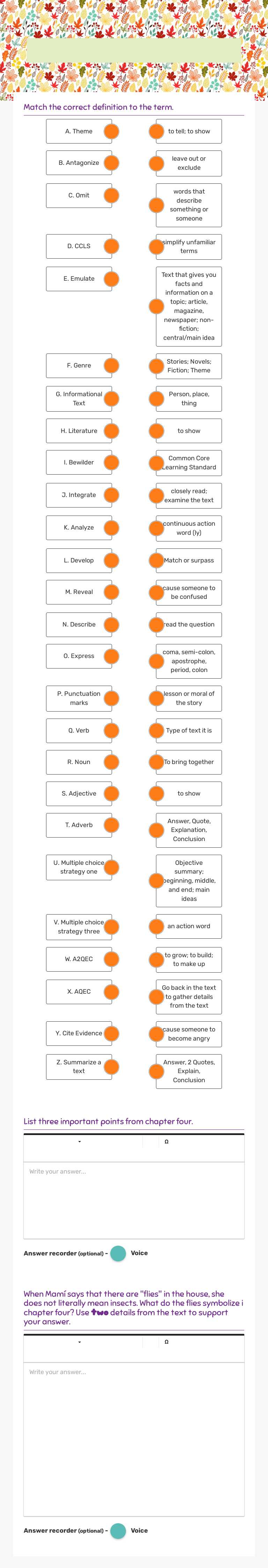 Turkey Packet (Team Fortnite) worksheet preview image