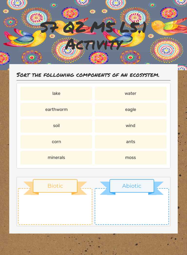 S7 Q2 M5 L5.1 Activity worksheet preview image