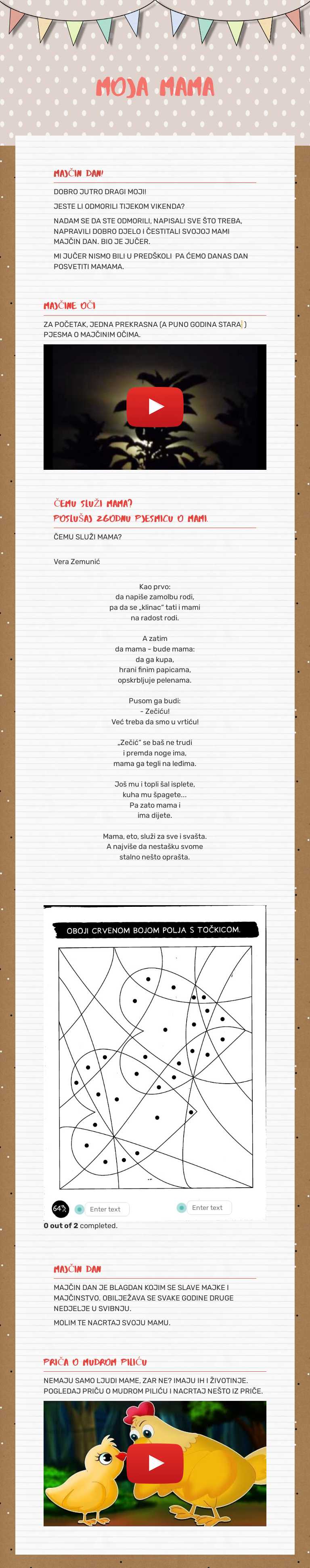MOJA MAMA worksheet preview image
