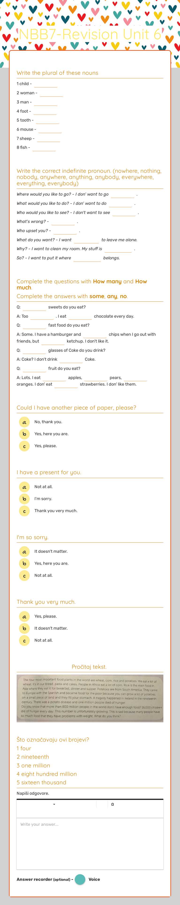 NBB7-Revision Unit 6 worksheet preview image