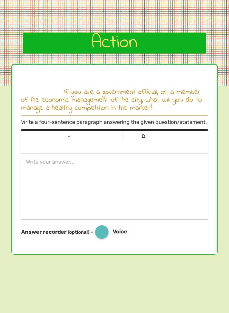 Action worksheet preview image