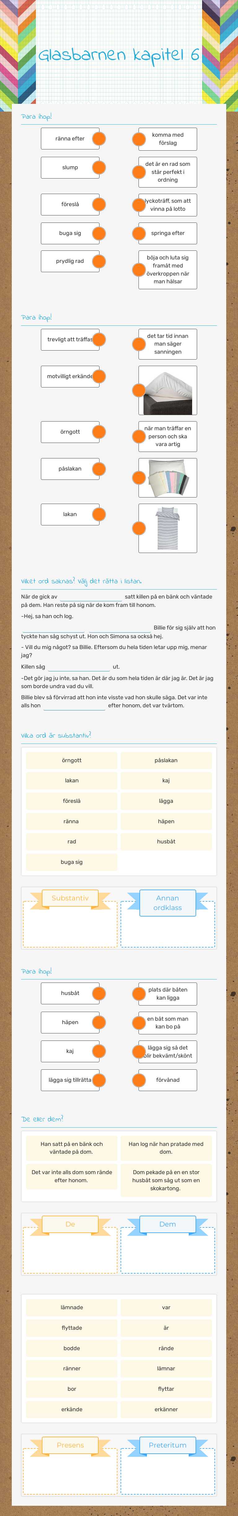 Glasbarnen kapitel 6 worksheet preview image
