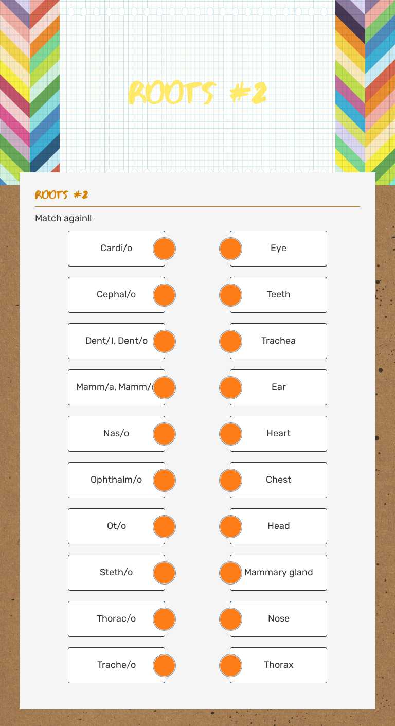 Roots #2 worksheet preview image