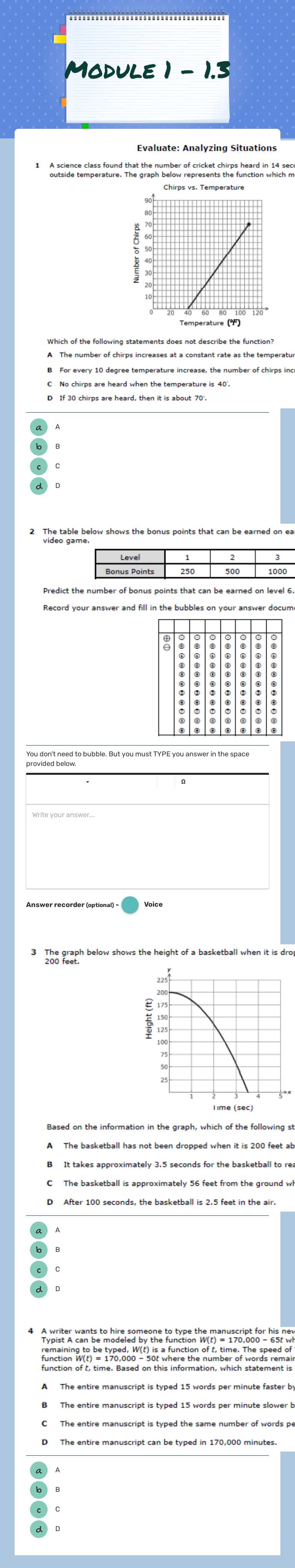 Module 1 - 1.3 worksheet preview image