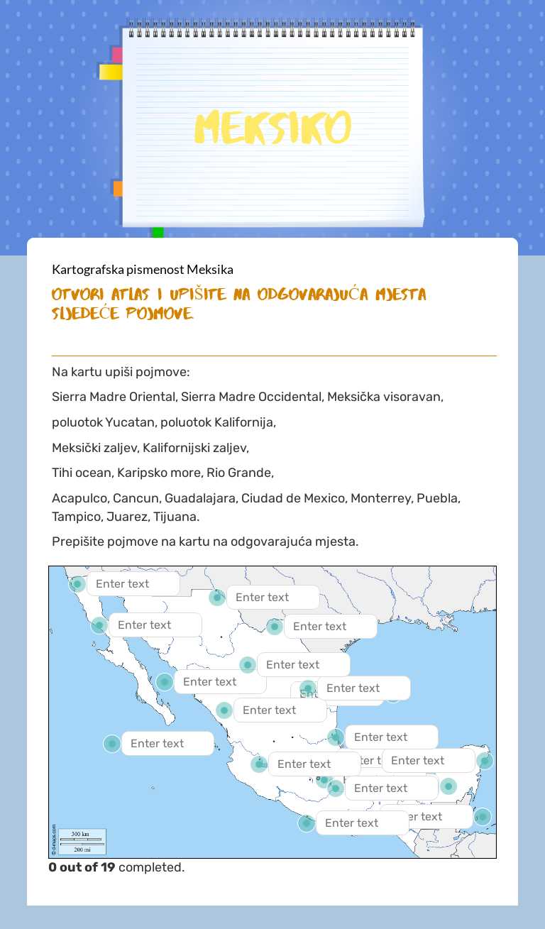 Meksiko Other worksheet preview