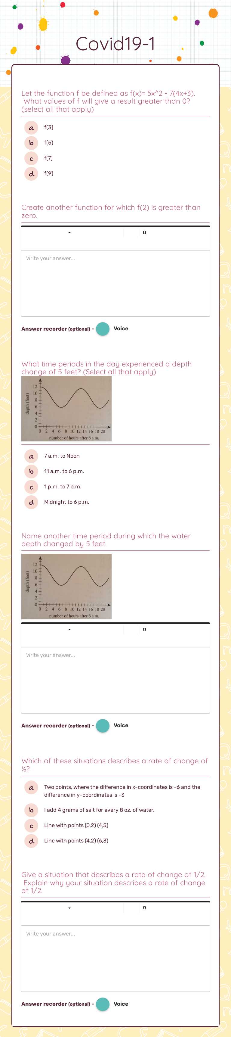 Covid19-1 Grade 9 worksheet preview