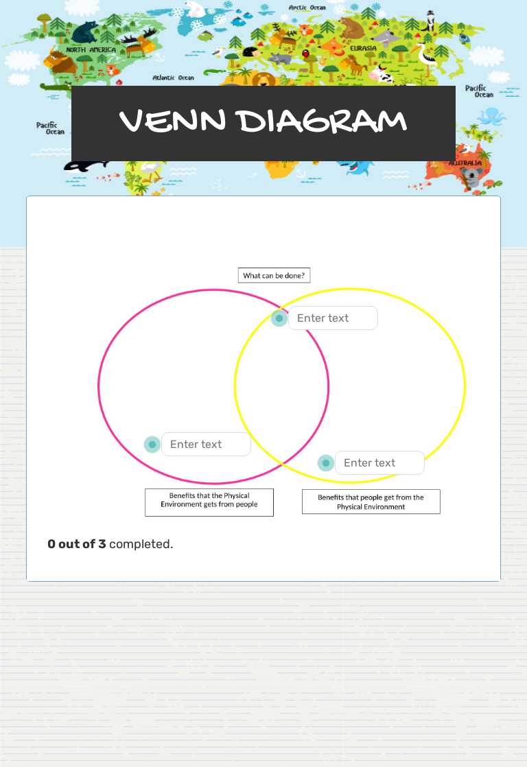 VENN              DIAGRAM worksheet preview image
