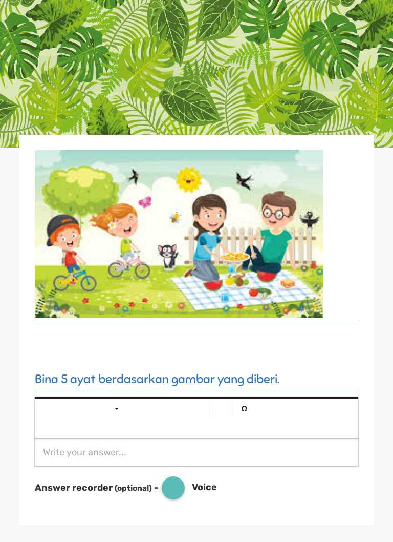 Membina Ayat worksheet preview image