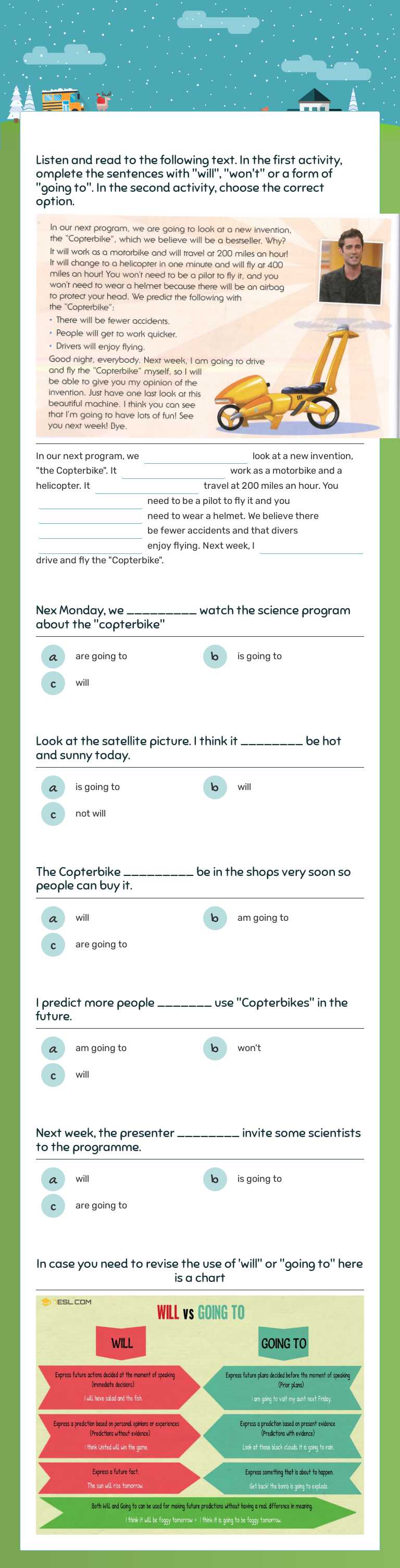Means of Transport Individual Challenge Grade 5 worksheet preview