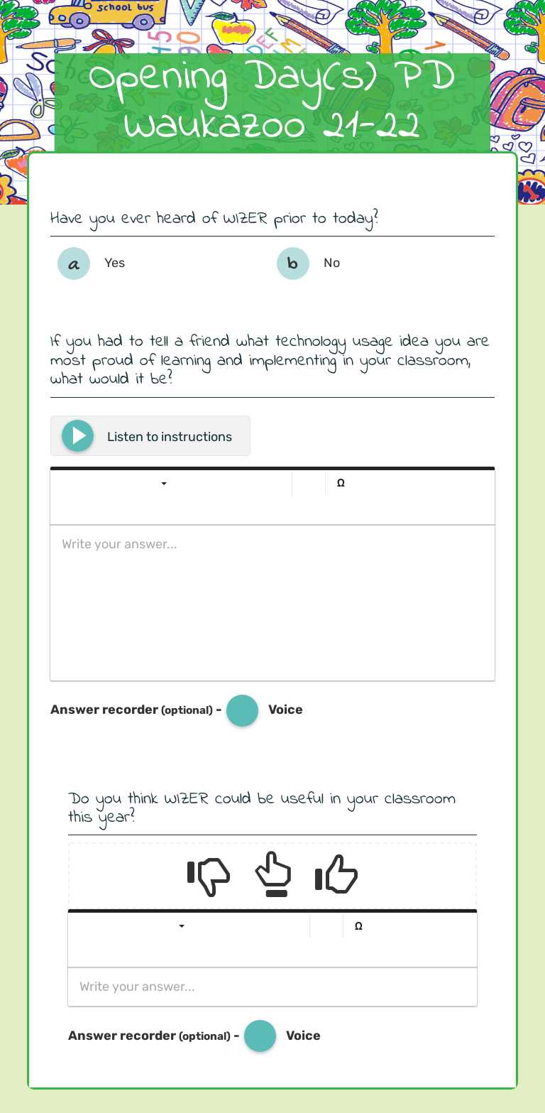 Opening Day(s) PD
Waukazoo 21-22 worksheet preview image