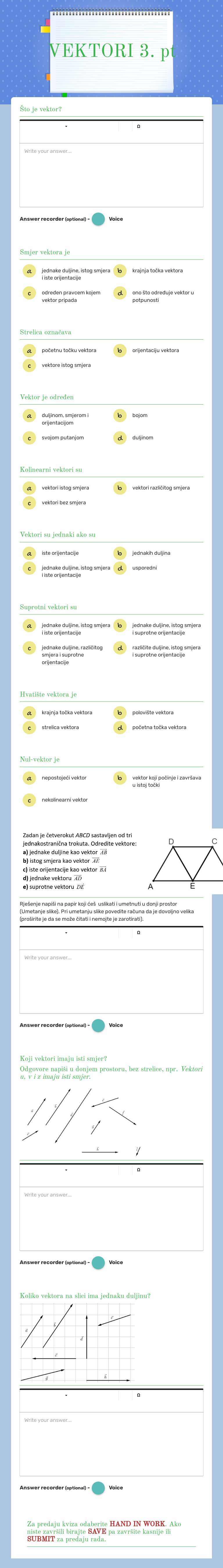 VEKTORI 3. pt worksheet preview image