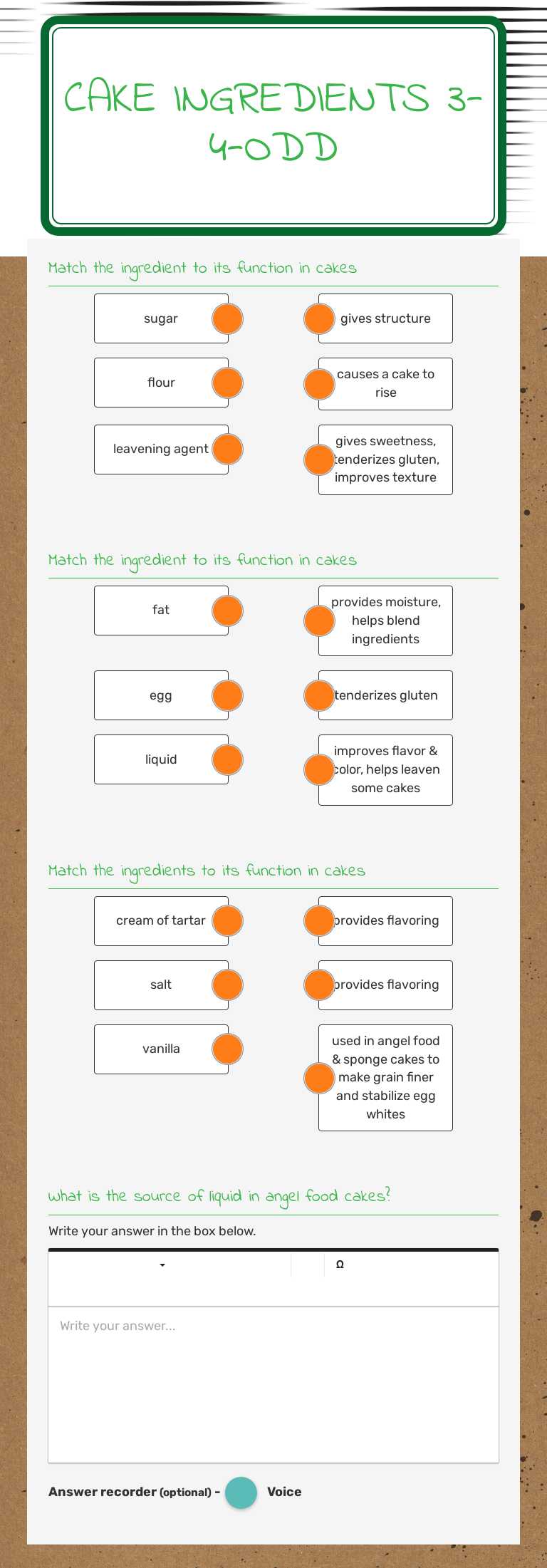 Cake Ingredients  
 3-4-odd worksheet preview image