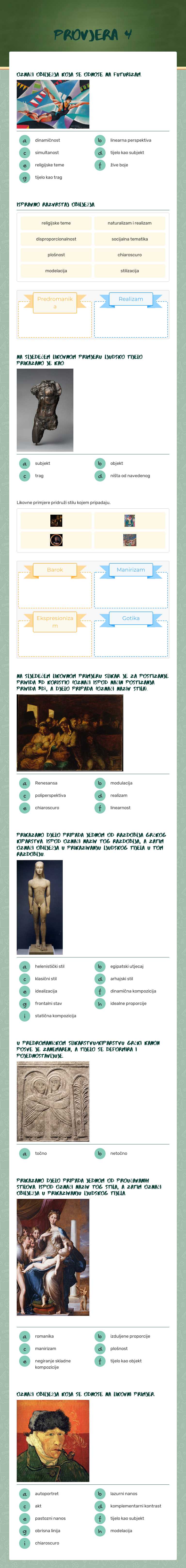 Provjera 4 worksheet preview image