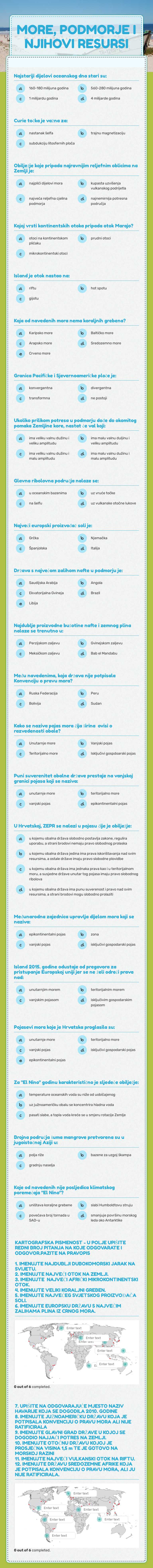 MORE, PODMORJE I NJIHOVI RESURSI worksheet preview image