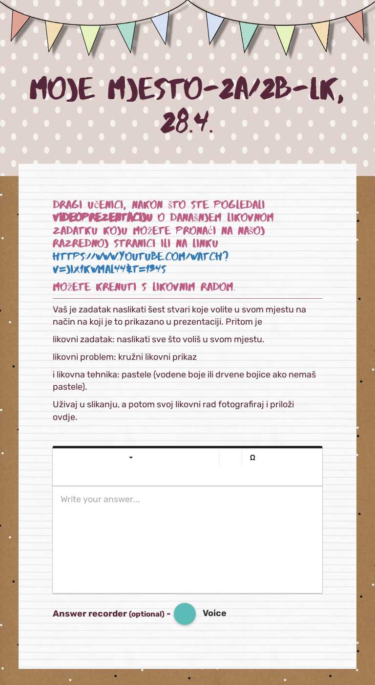 MOJE MJESTO-2A/2B-LK, 28.4. Grade 2 worksheet preview