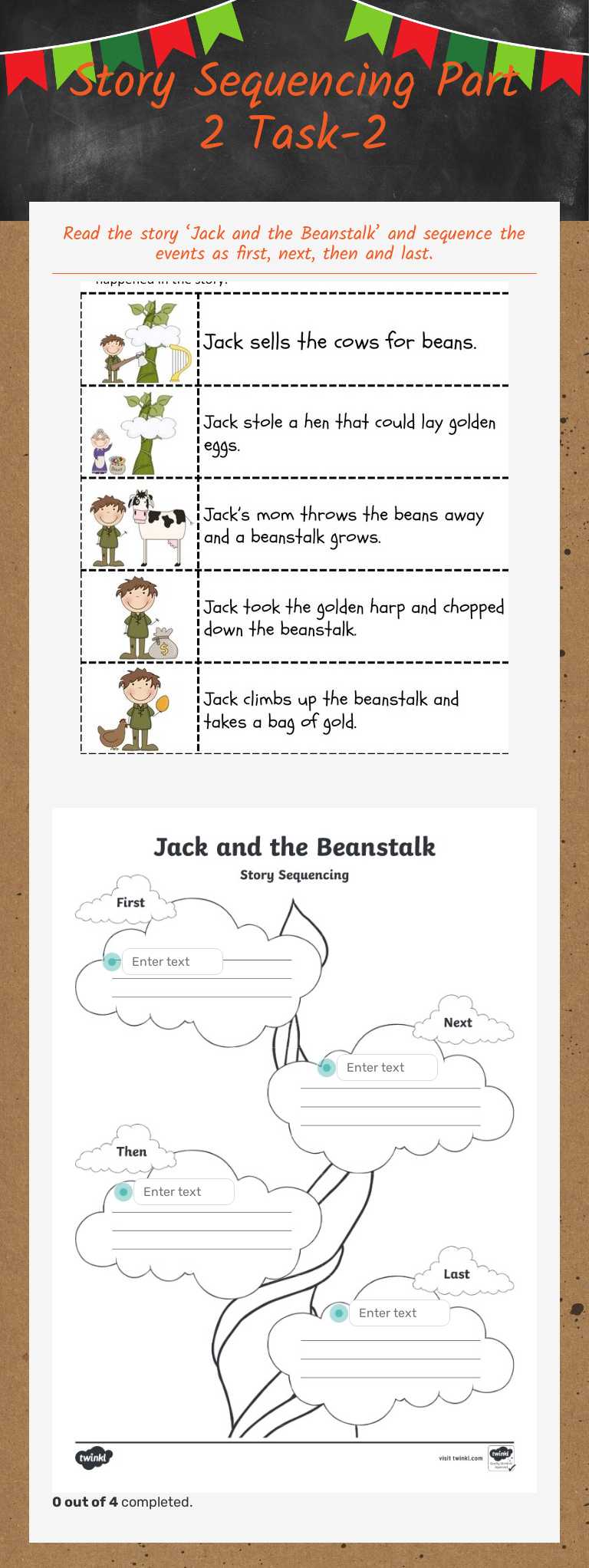 Story Sequencing Part 2
Task-2 worksheet preview image
