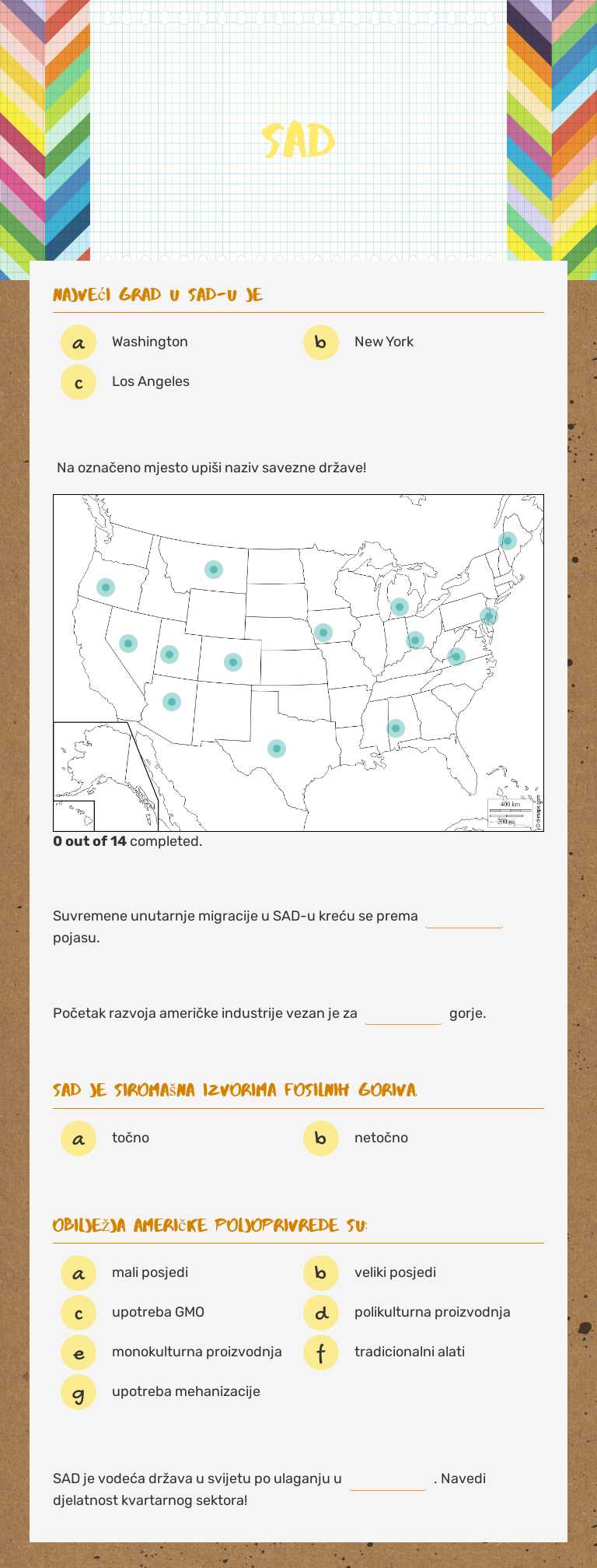 SAD worksheet preview image