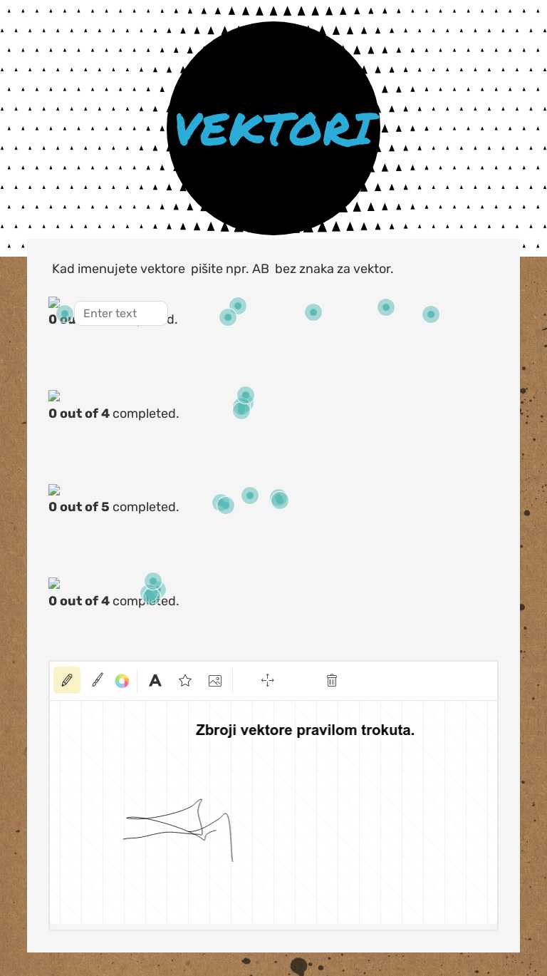 VEKTORI worksheet preview image