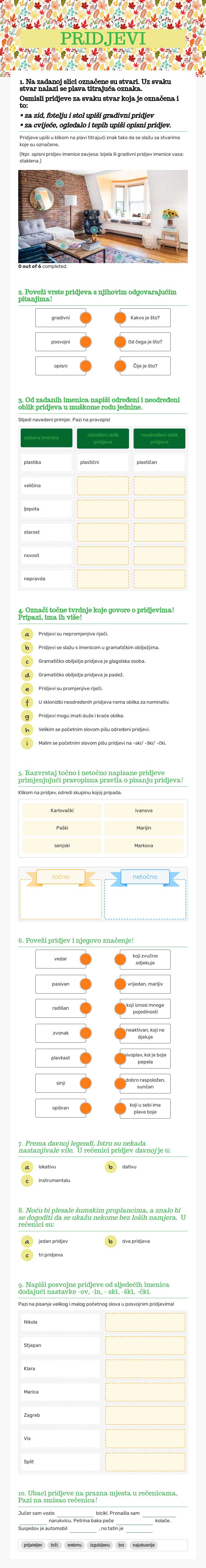 PRIDJEVI worksheet preview image