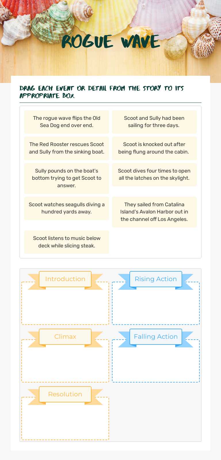 Rogue Wave worksheet preview image