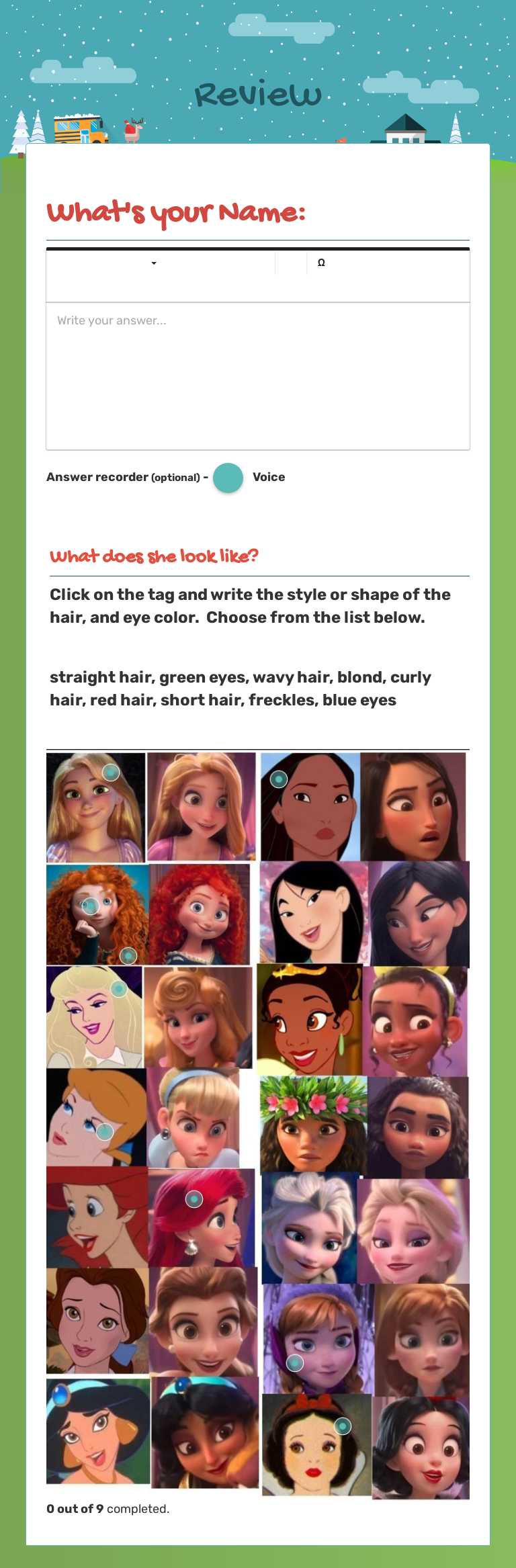 Review Other worksheet preview