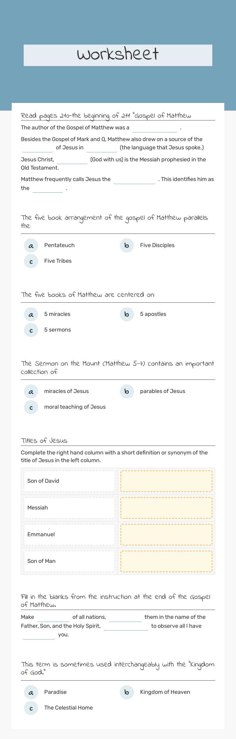 Worksheet worksheet preview image