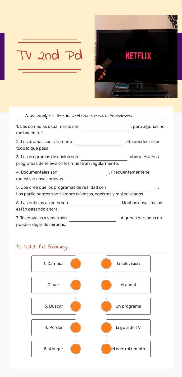 TV
2nd Pd worksheet preview image