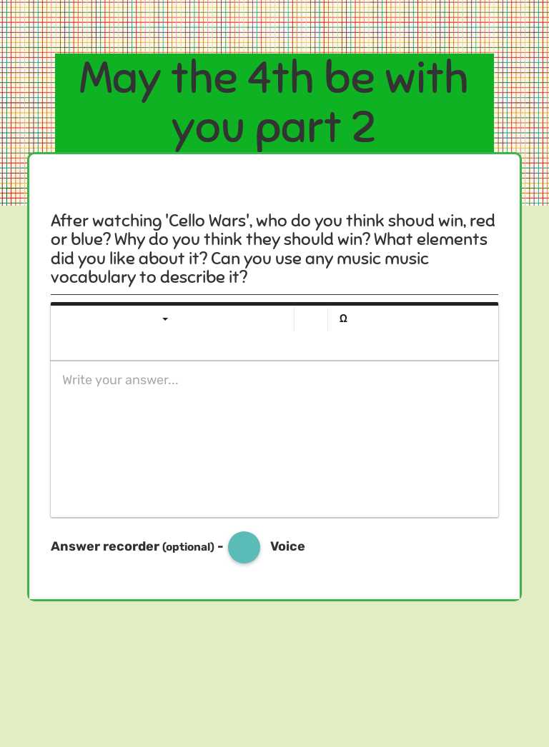 May the 4th be with you part 2 worksheet preview image