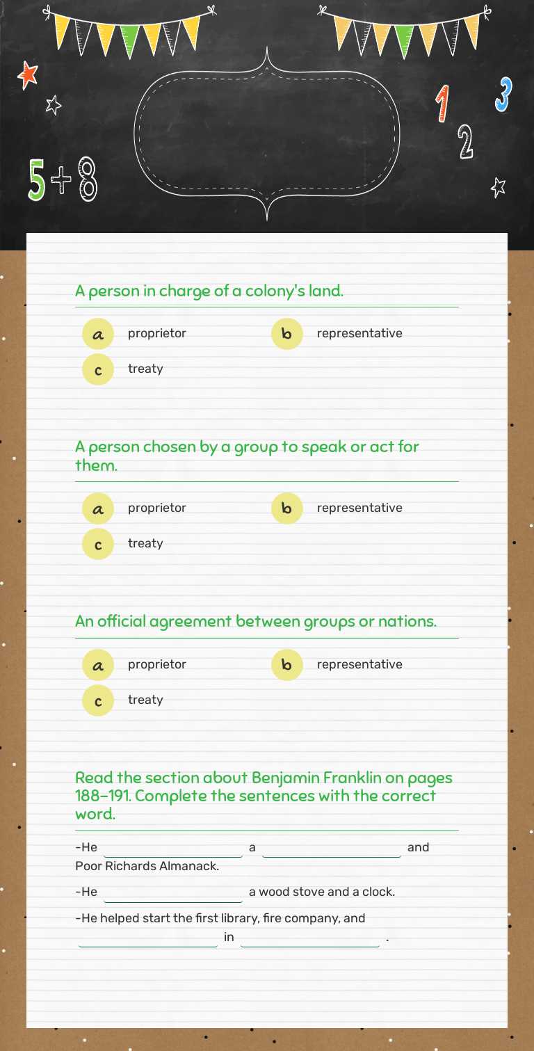 Lesson 6.1 Middle Colonies worksheet preview image