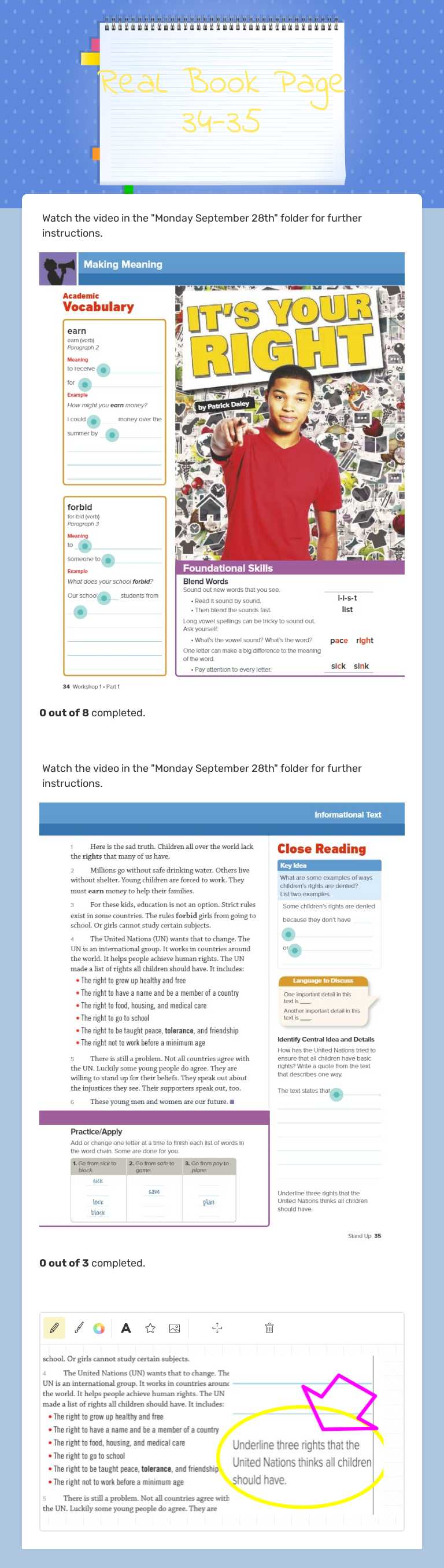 ReaL Book Page 34-35 worksheet preview image