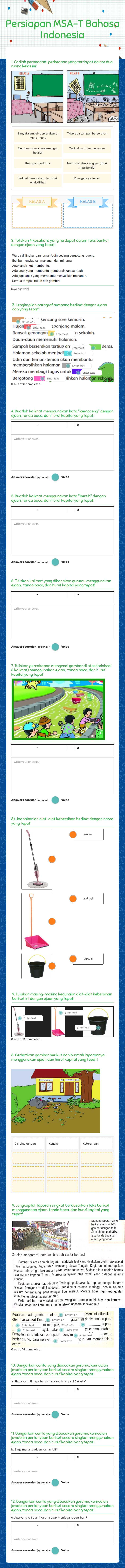 Persiapan MSA-T
Bahasa Indonesia worksheet preview image