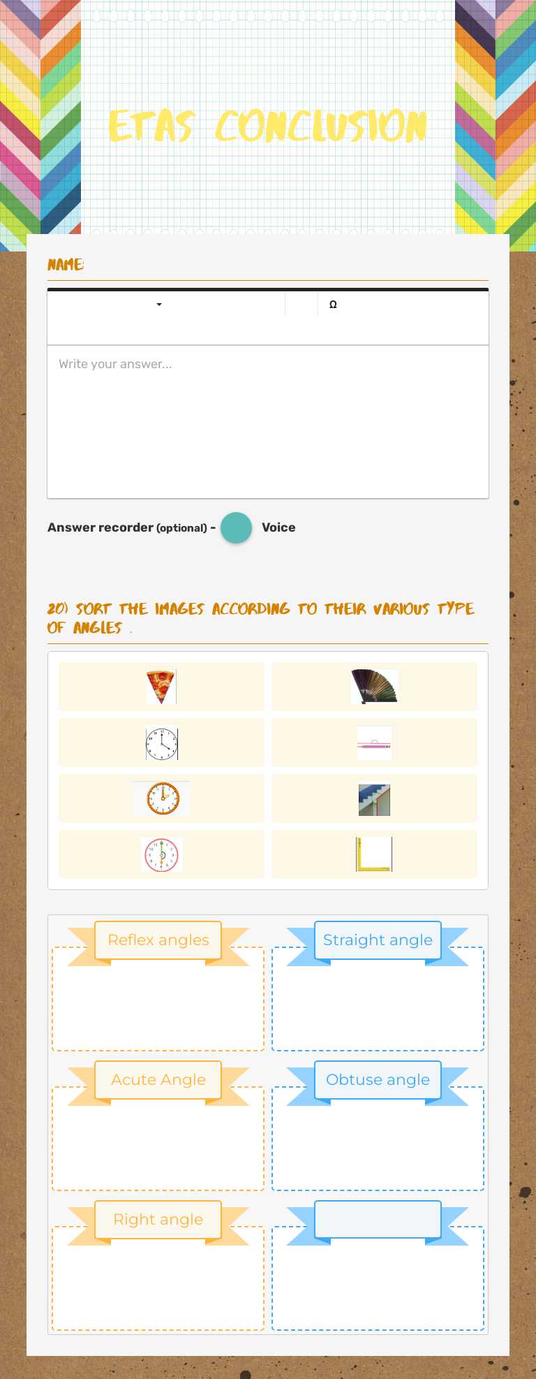 ETAS conclusion worksheet preview image