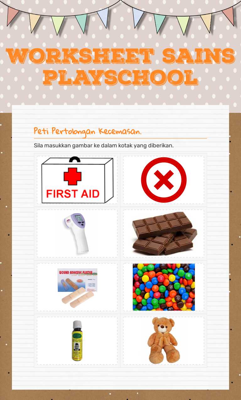 worksheet sains
playschool worksheet preview image