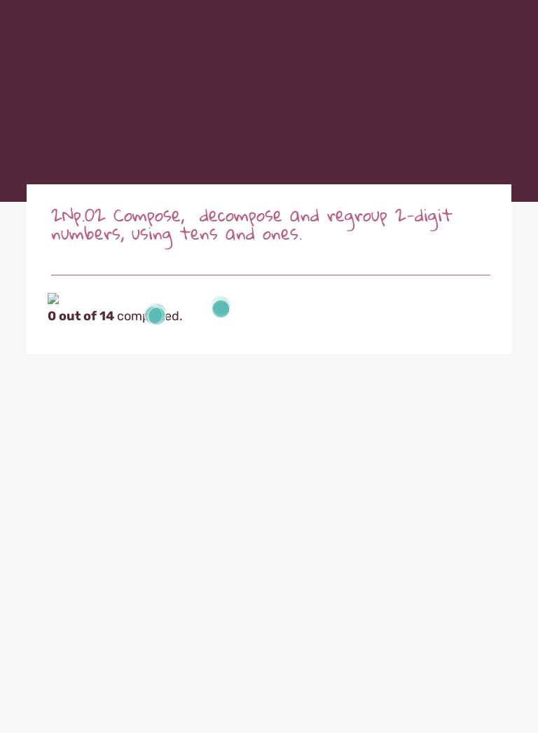 TENS AND ONES (Part 1) worksheet preview image