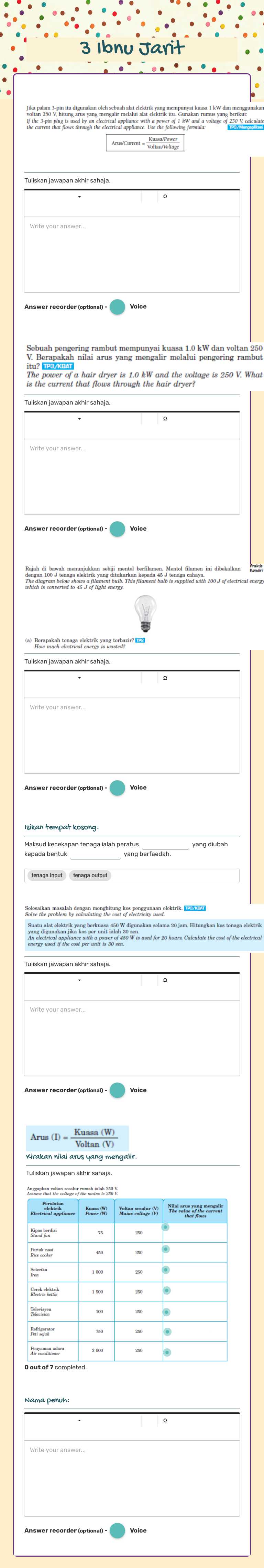 3 Ibnu Jarit worksheet preview image
