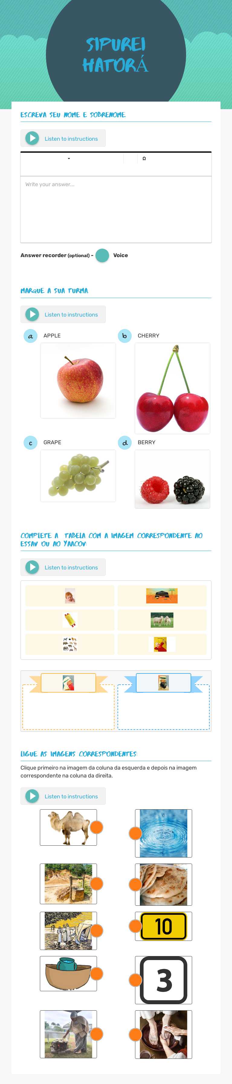 SIPUREI HATORÁ worksheet preview image