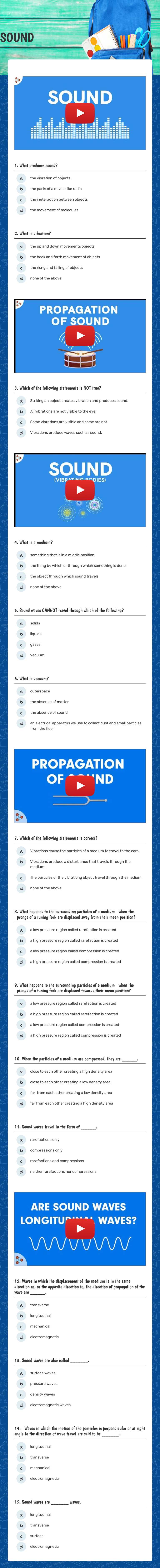 SOUND worksheet preview image