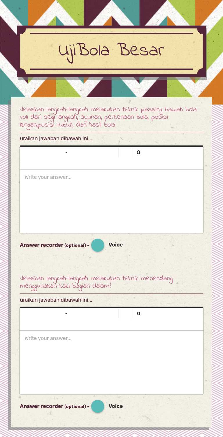 UjiBola Besar worksheet preview image